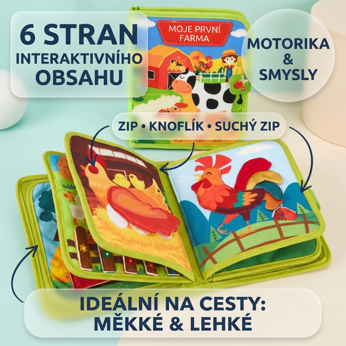 Montessori Kniha pohádek ze světa farmy