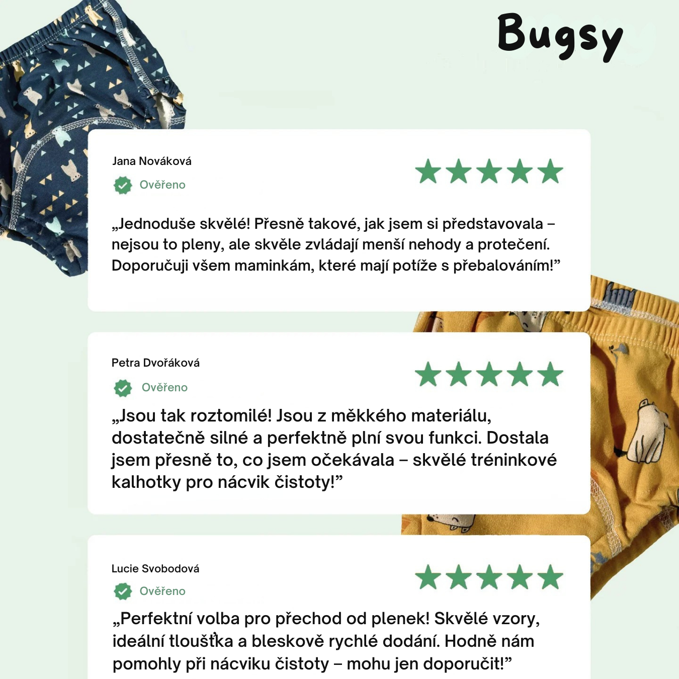 Bugsy™ - Kalhotky místo plenky